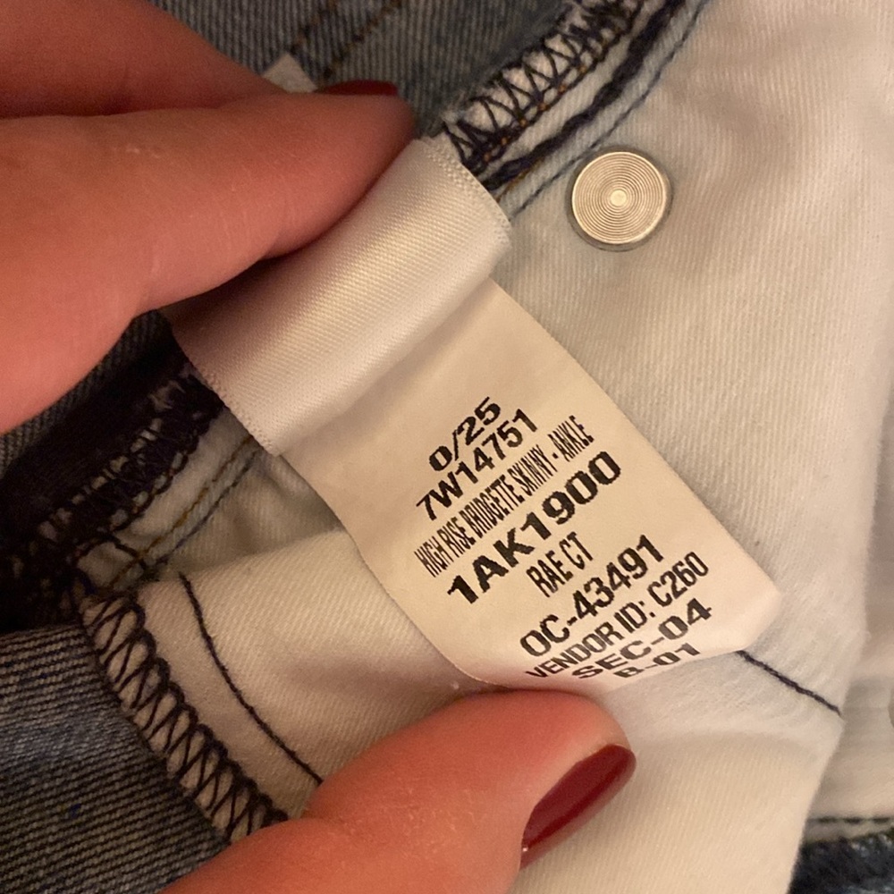 Lucky Brand High Rise Skinny Bridgette 0/25A - Picture 6 of 8